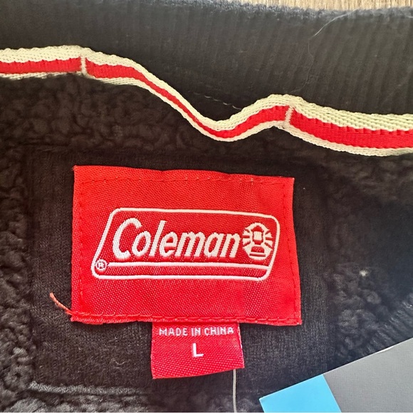 Coleman Mens Large Bonded Pullover Work Sweatshirt Pocket Comfort Fit Fleece NEW - Picture 4 of 12